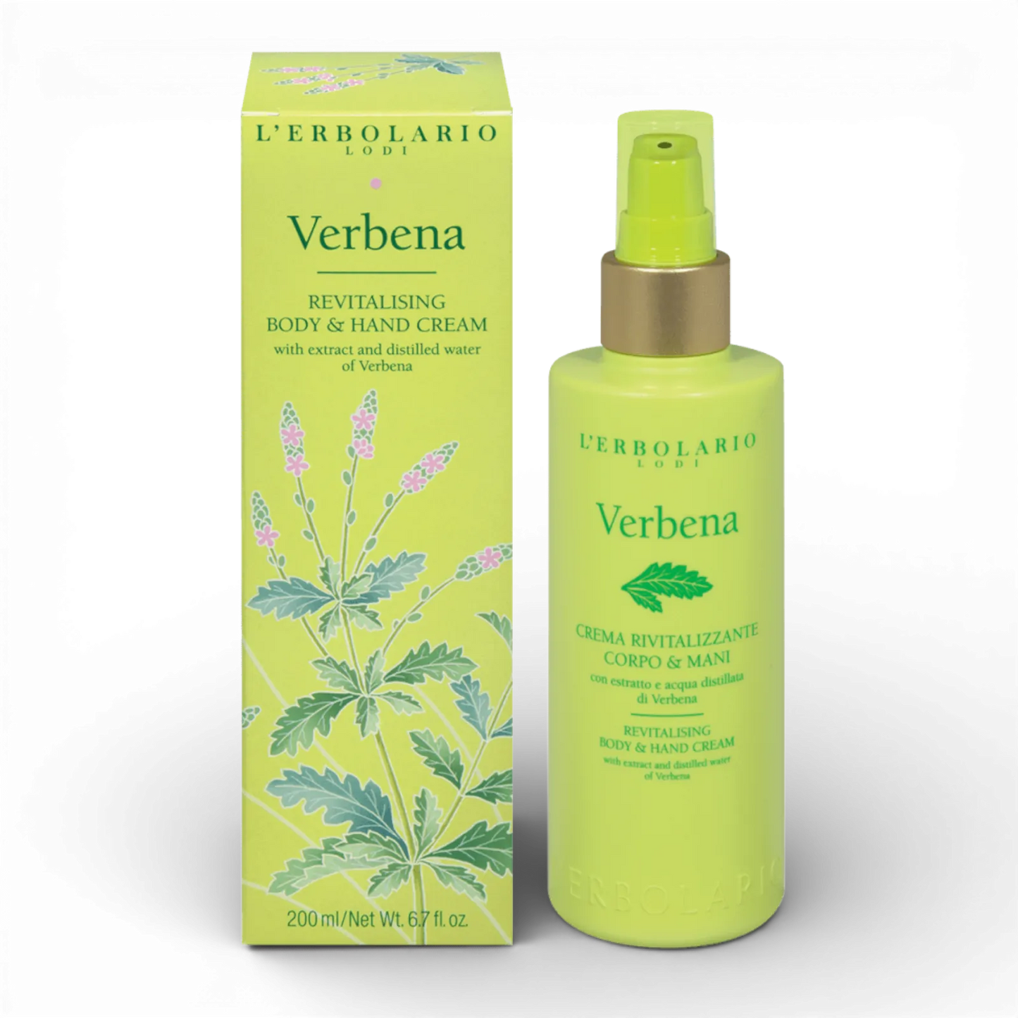 Verbena Revitalising Body And Hand Cream 200ml