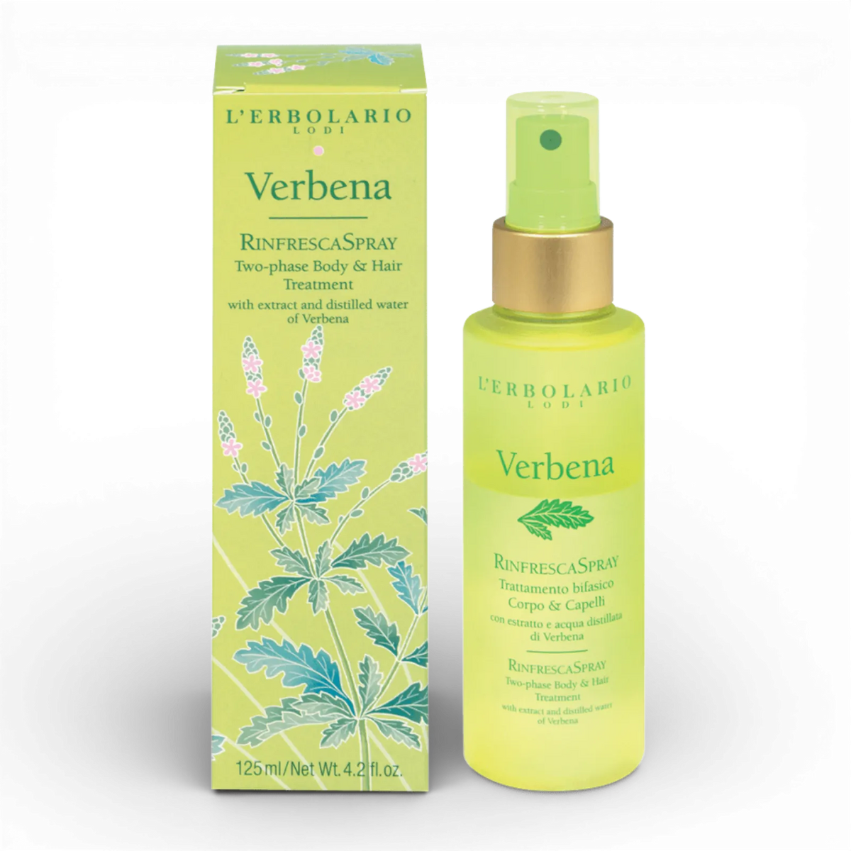 Verbena Rinfrescaspray Two-Phase Body And Hair Treatment 125ml