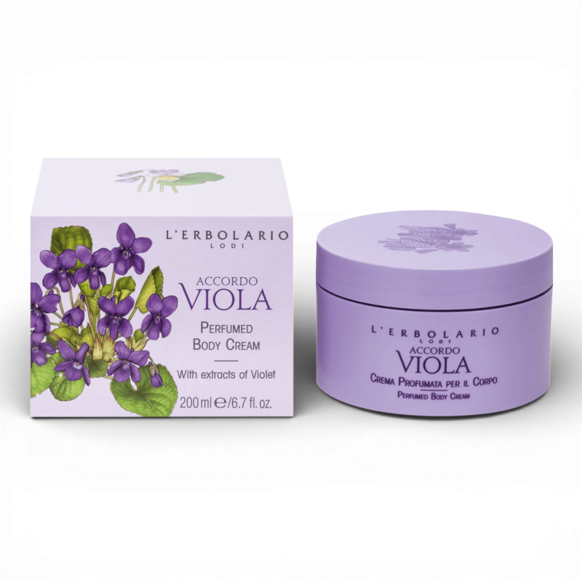 Accordo Viola Perfumed Body Cream 200ml