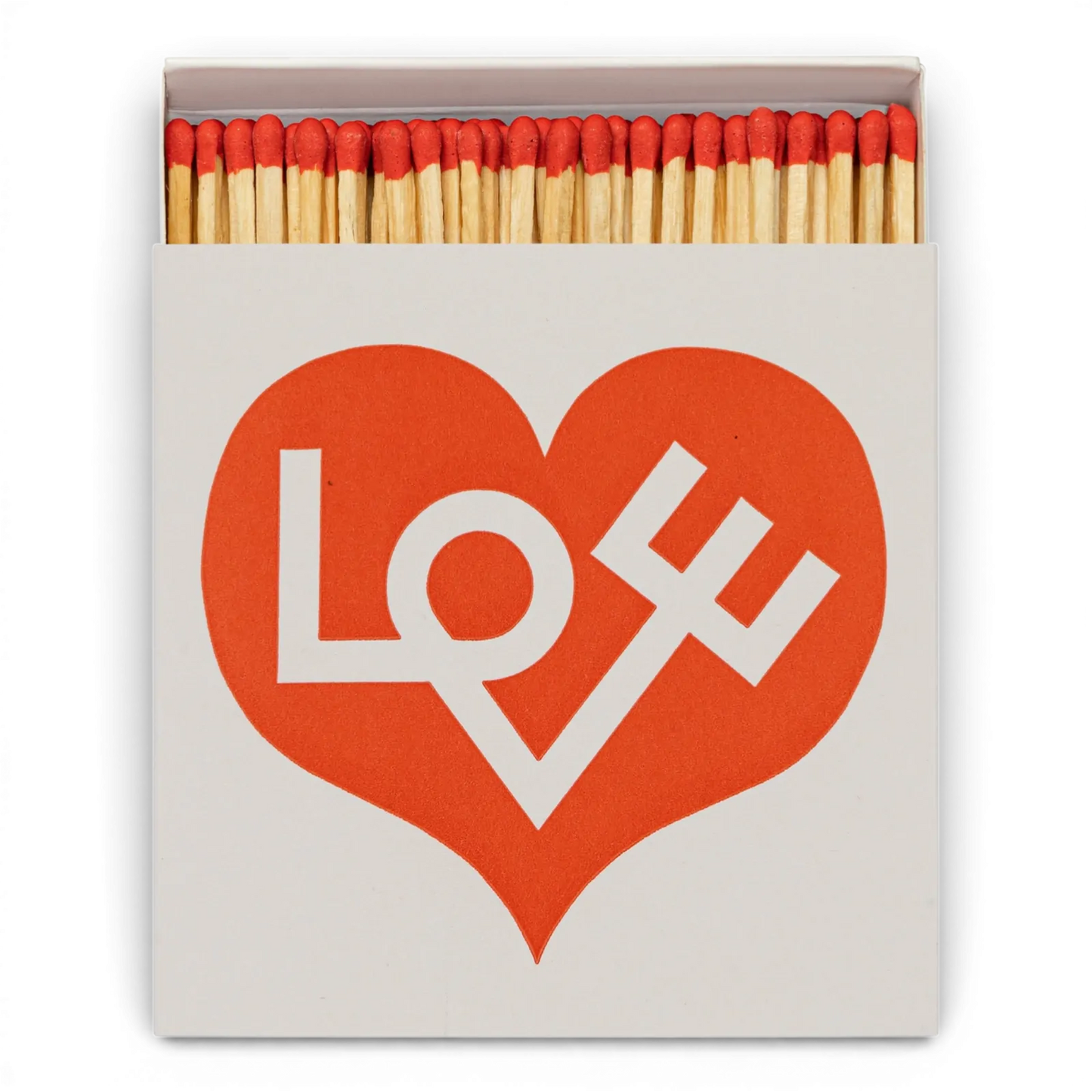 Love Heart Square Matchboxes