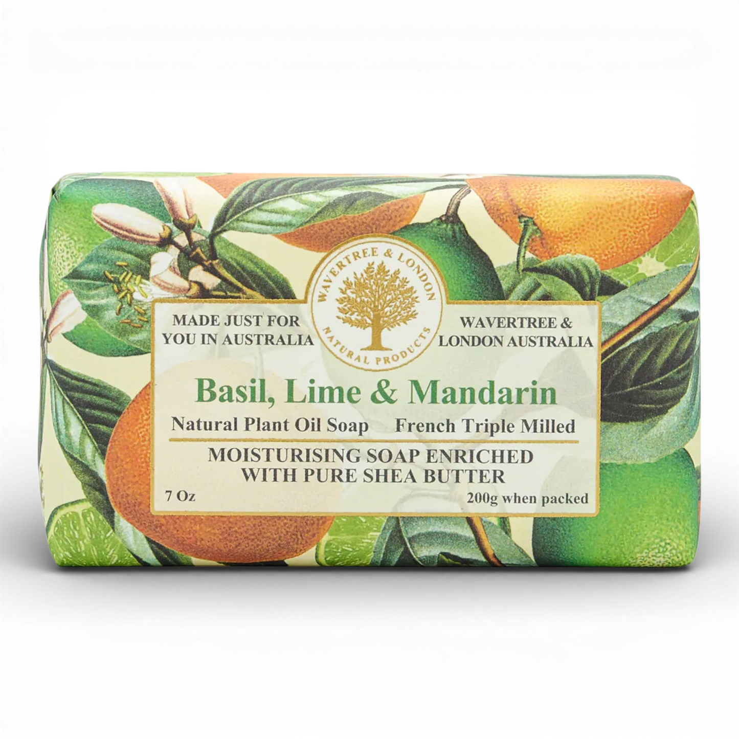 Basil Lime Mandarin Soap200g