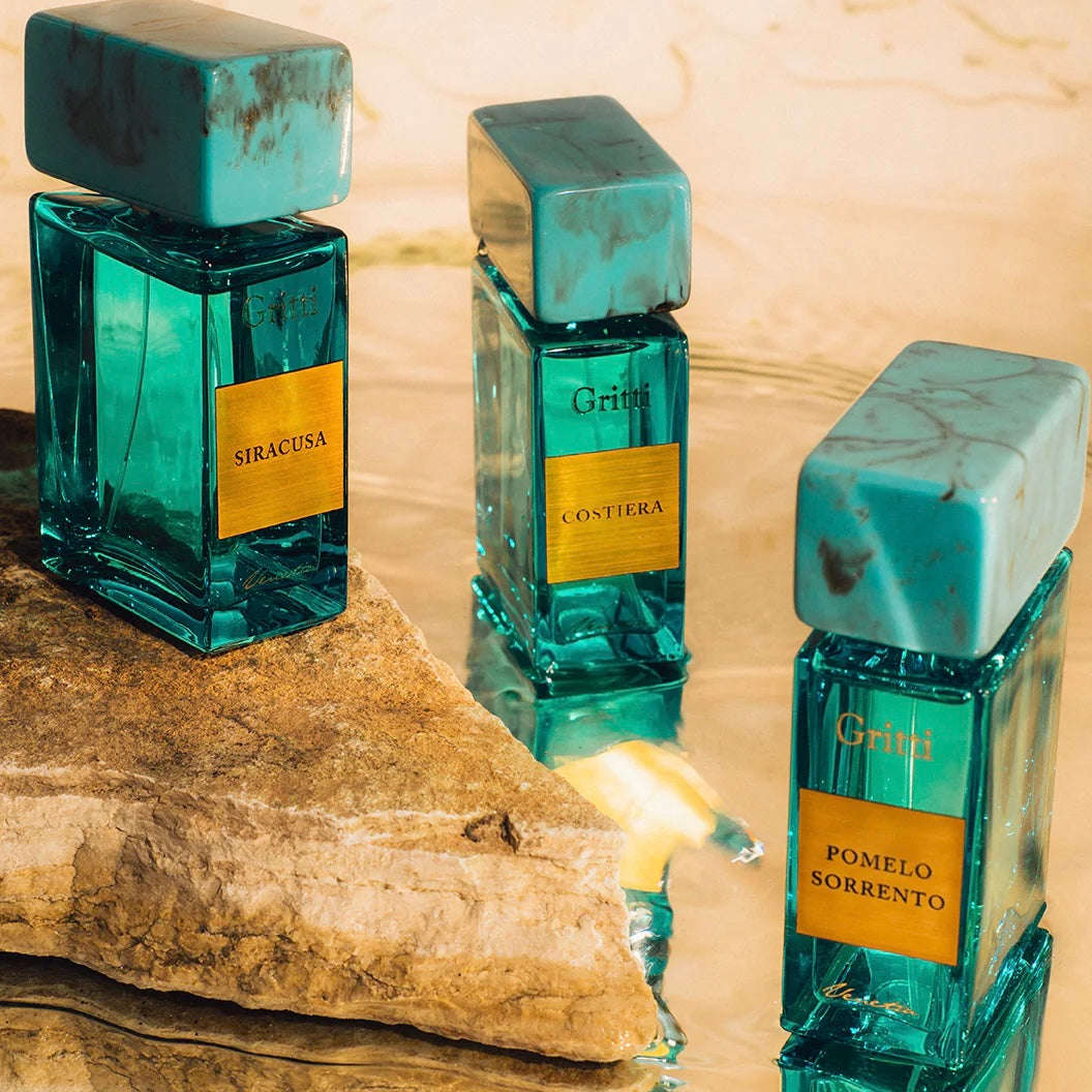 Gritti Fragrances – exclusive to Australia, edgy Italian niche perfumes with bold compositions and striking, modern bottle design