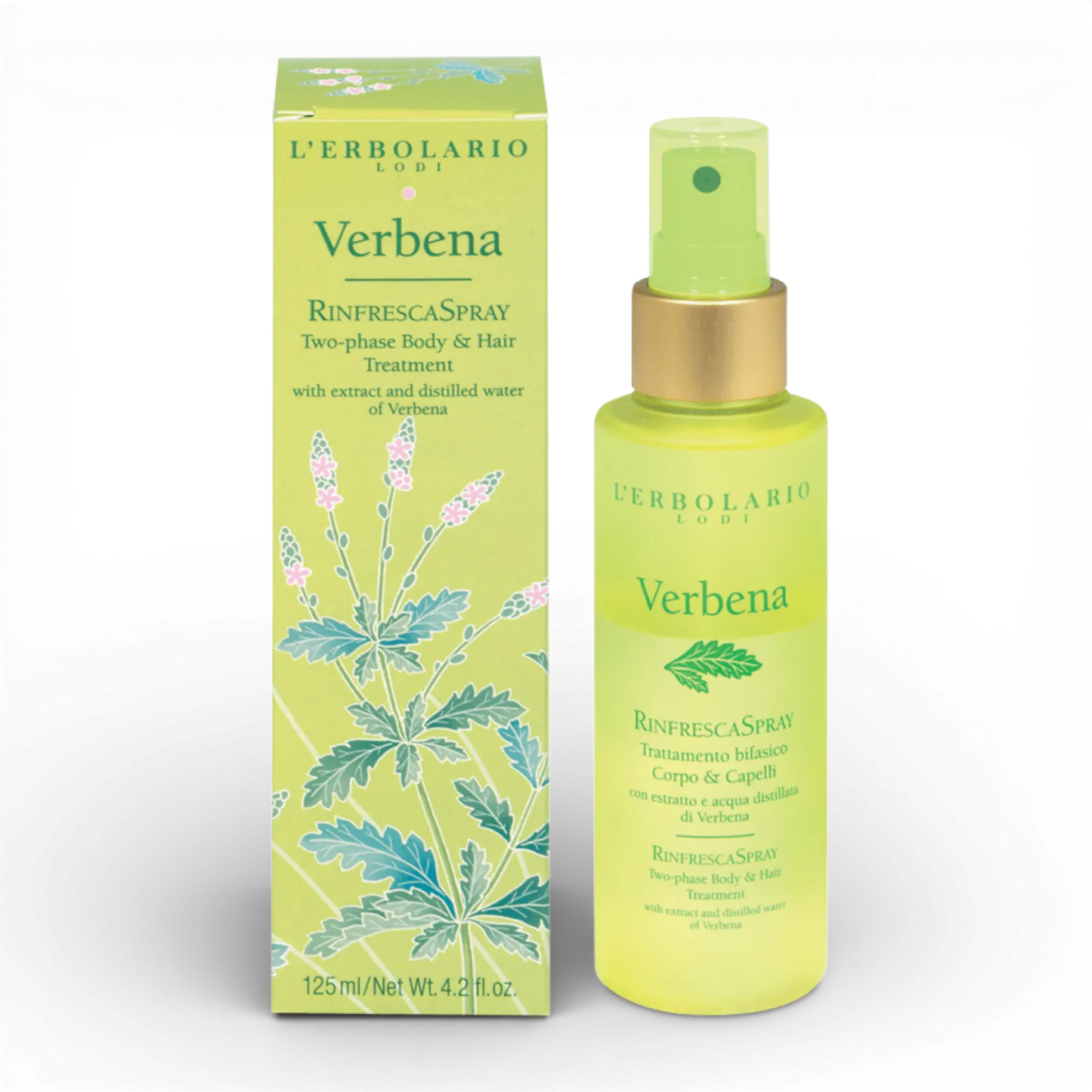 Verbena Rinfrescaspray Two-Phase Body And Hair Treatment 125ml