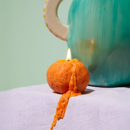 Sumo Orange Small Candle