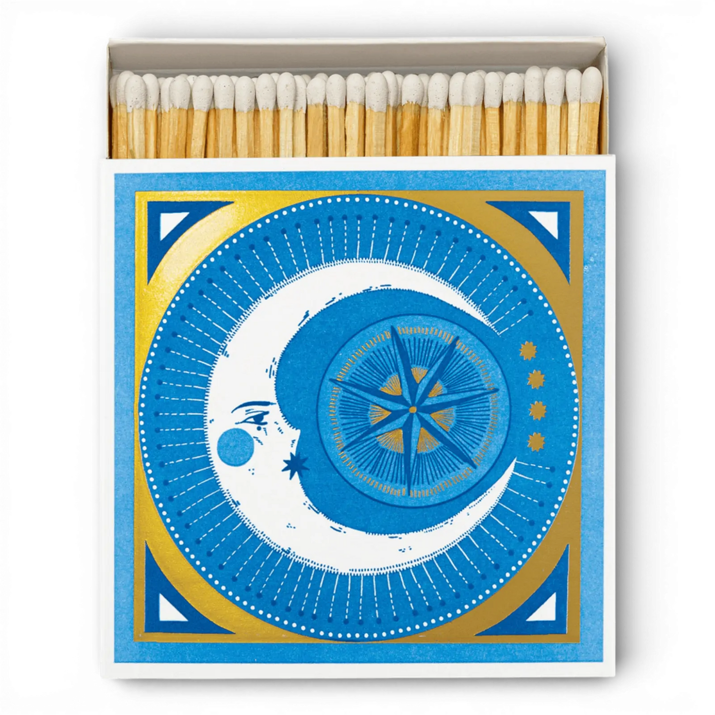 Golden Moon Square Matchboxes
