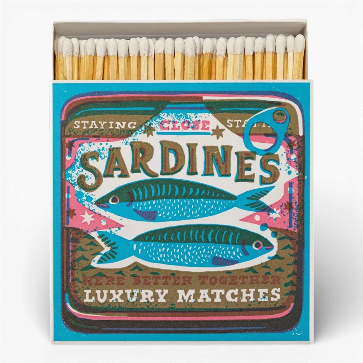Sardine Square Matchboxes