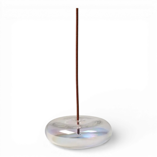 Glass Vessel Incense Holder - IRIDESCENT