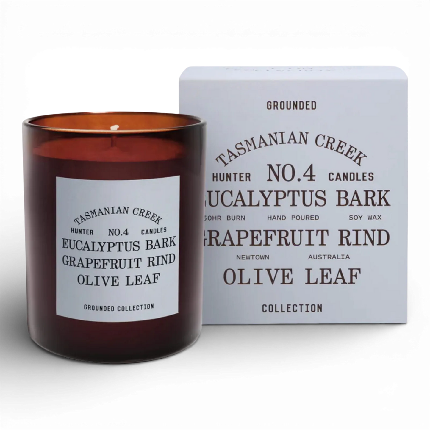 No.4 Tasmanian Creek - Eucalyptus bark, Grapefruit Grind, Olive Leaf
