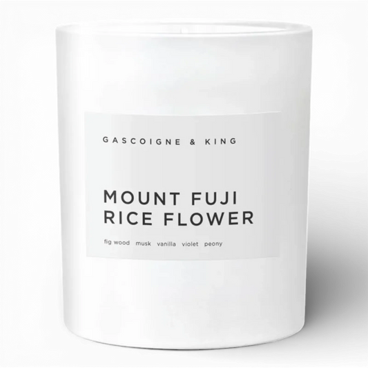 Mount Fuji Rice Flower Candle